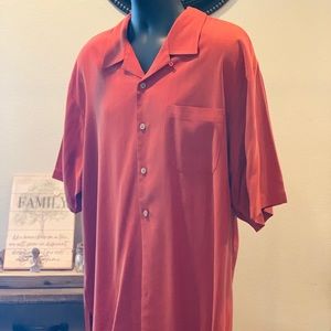 Tommy Bahama button down silk shirt. Size XL.